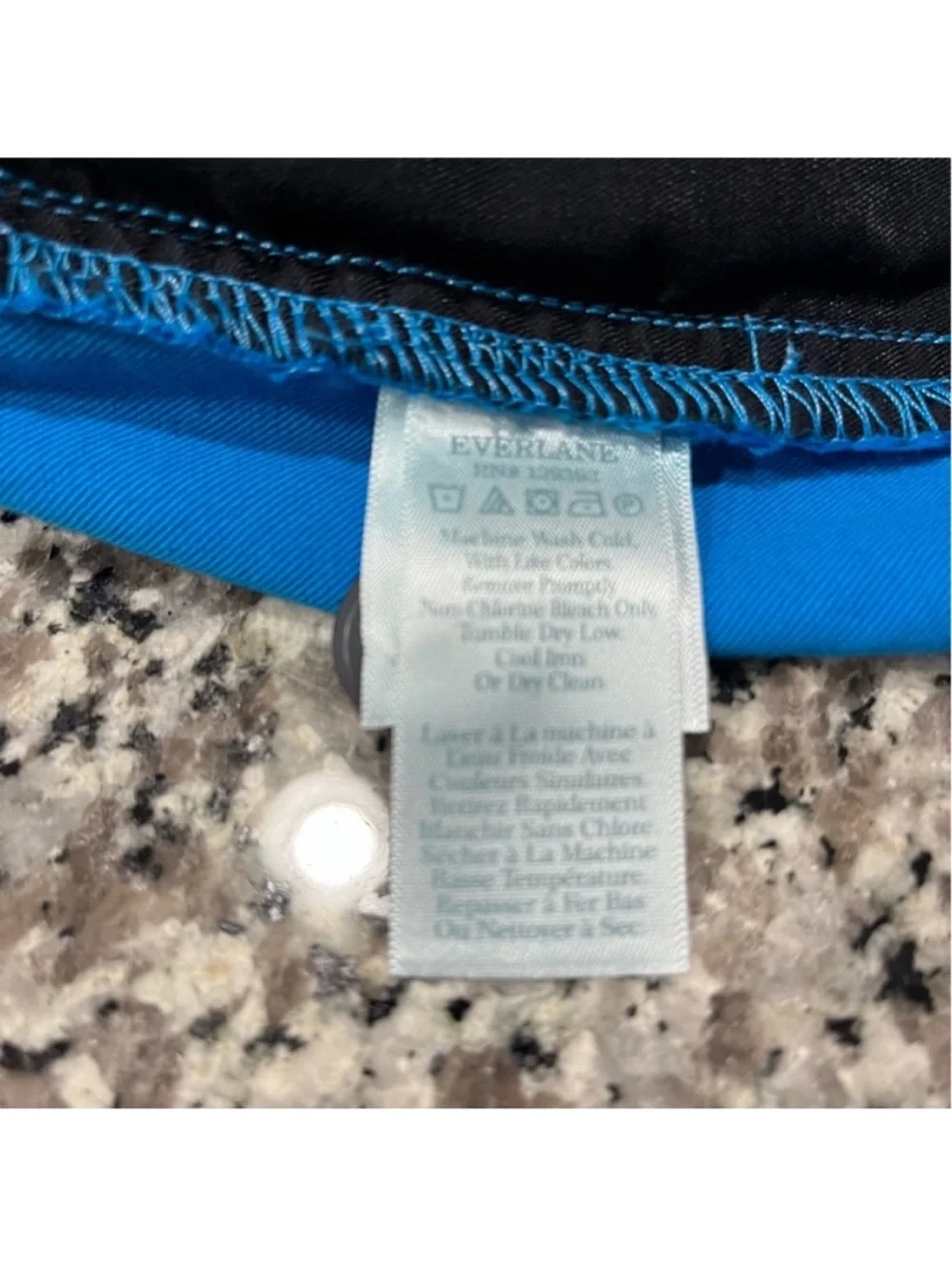 Everlane Shorts XS Cotton Linen Cargo Blue
